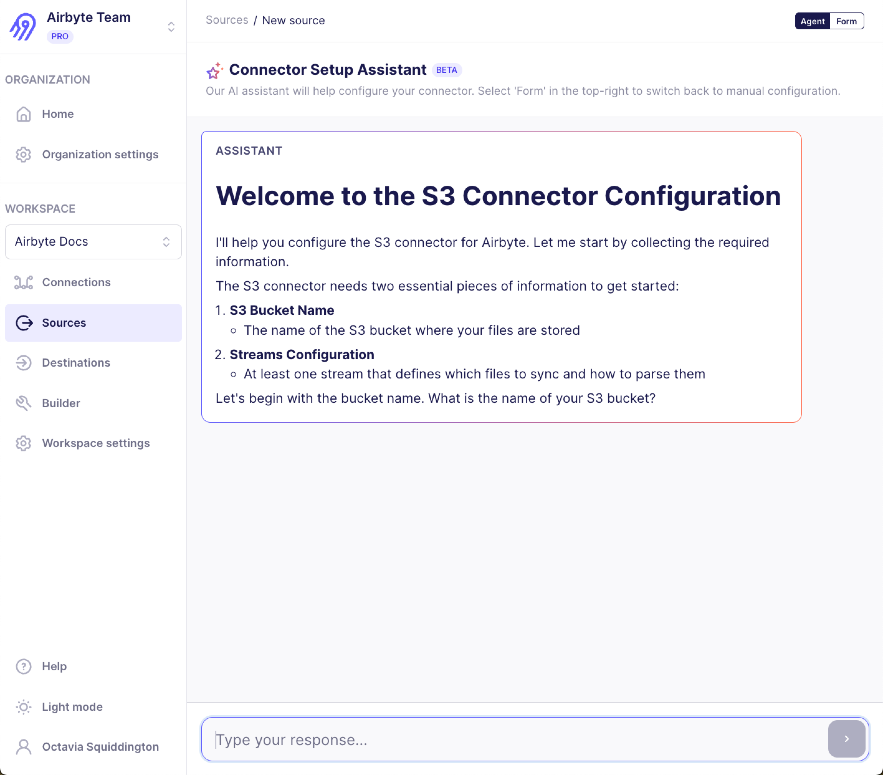 The Connector Setup Assistant AI Agent